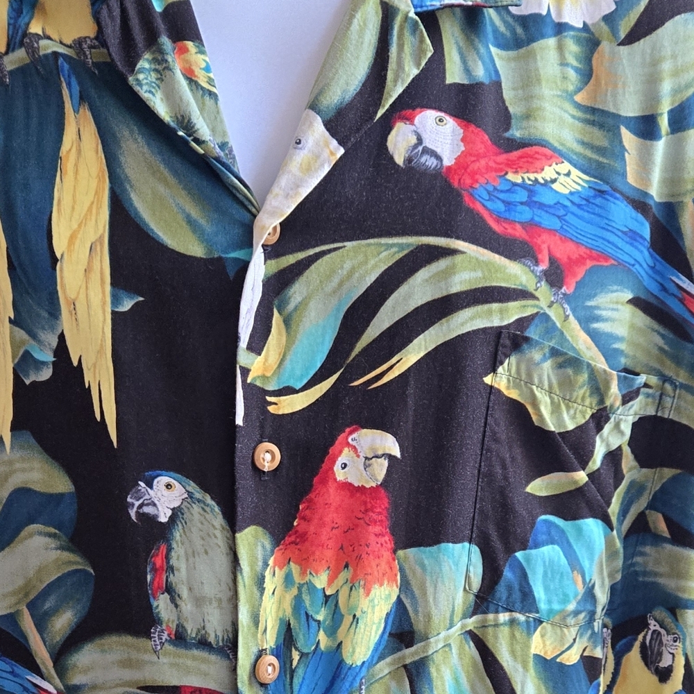 Paradise Found Vintage Men's Aloha Shirt 3xl